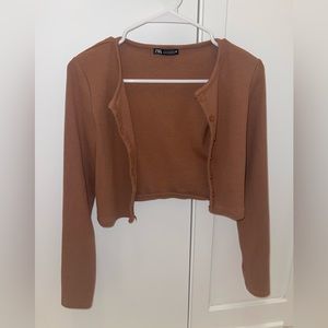 Crop cardigan from Zara